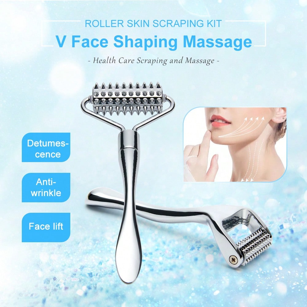 스테인레스 스틸 페이셜 마사지 롤러 얼굴 용 딥 티슈  - Spa Y Wellness 리뷰 및 가격