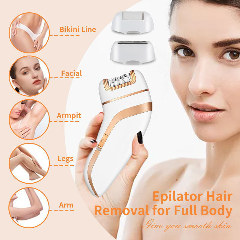 Kemei 3in 1 전기 제모기, 얼굴 바디, 숙녀  - Epilator Wireless 리뷰 및 가격