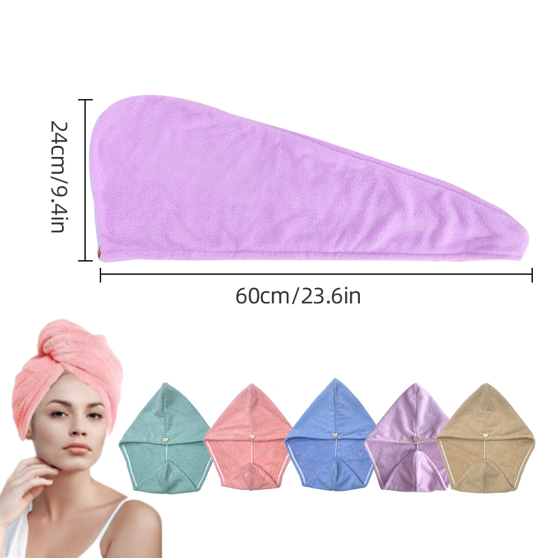 여성용 마이크로 화이버 헤어 타올 랩, 샤워 스파 헤드 - Spa Y Wellness 리뷰 및 가격